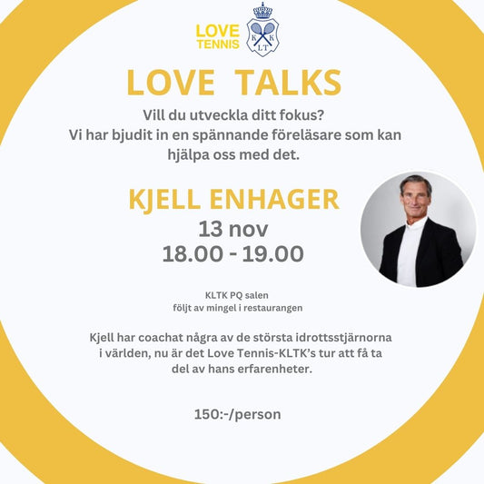 Love Talks med Kjell Enhager 13 nov 18.00-19.00 (max 2 biljetter/person)